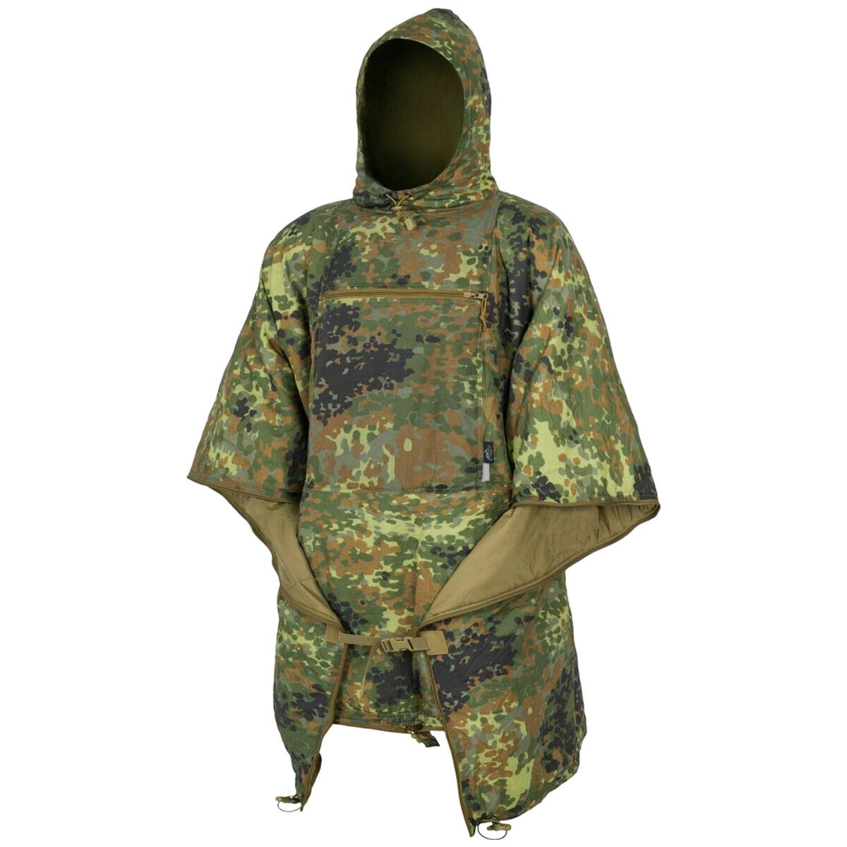 Helikon Swagman Roll Isolato Poncho Woobie Cappotto Fodera Coperta Flecktarn