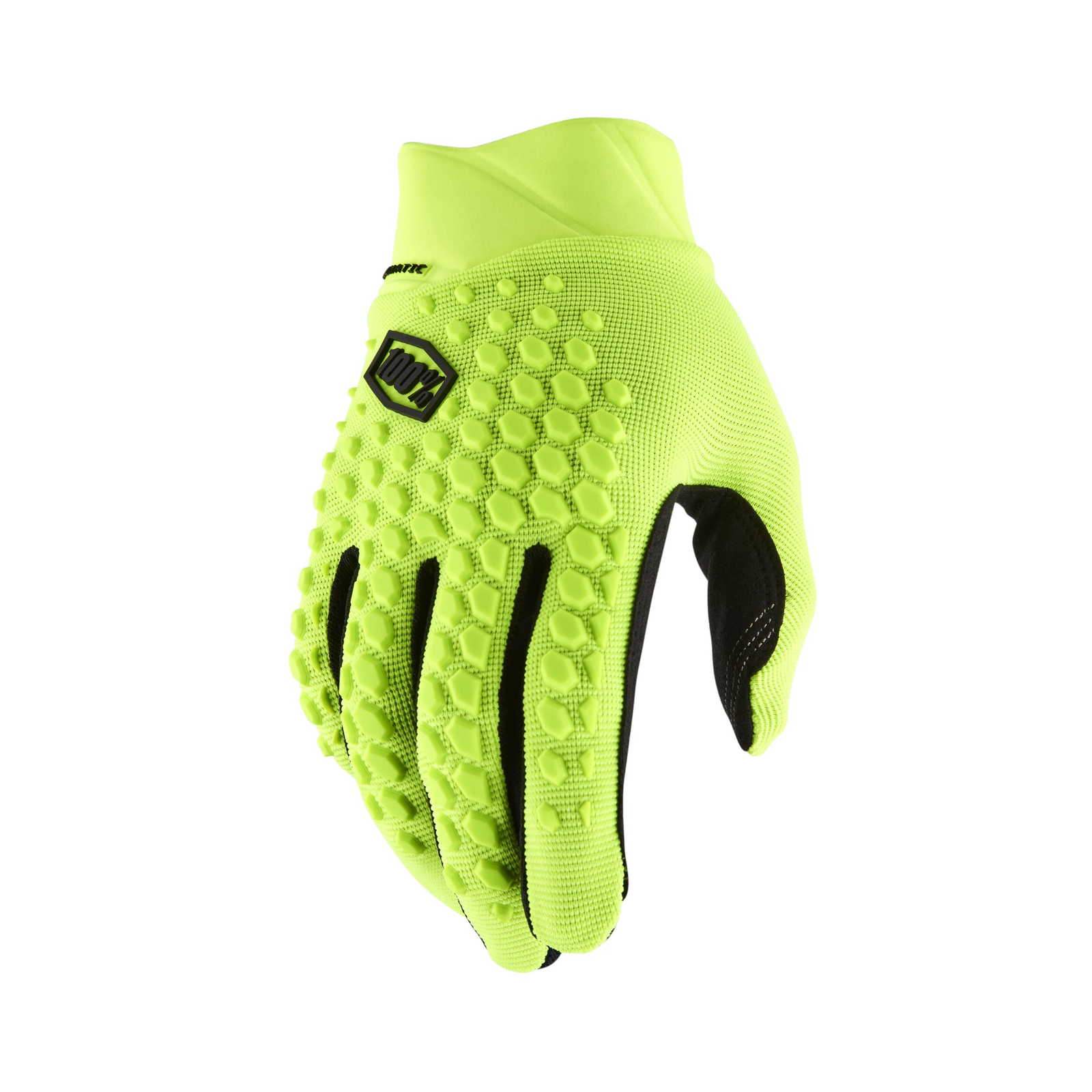 100% Guanti Geomatic Colore Giallo Fluo Taglia S