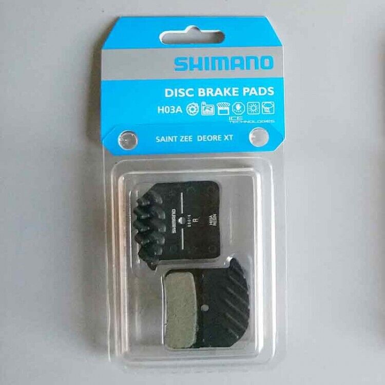 Shimano - Coppia pastiglie ORIGINALI Shimano H03A Metal Saint/Zee M820-M640 -NEW