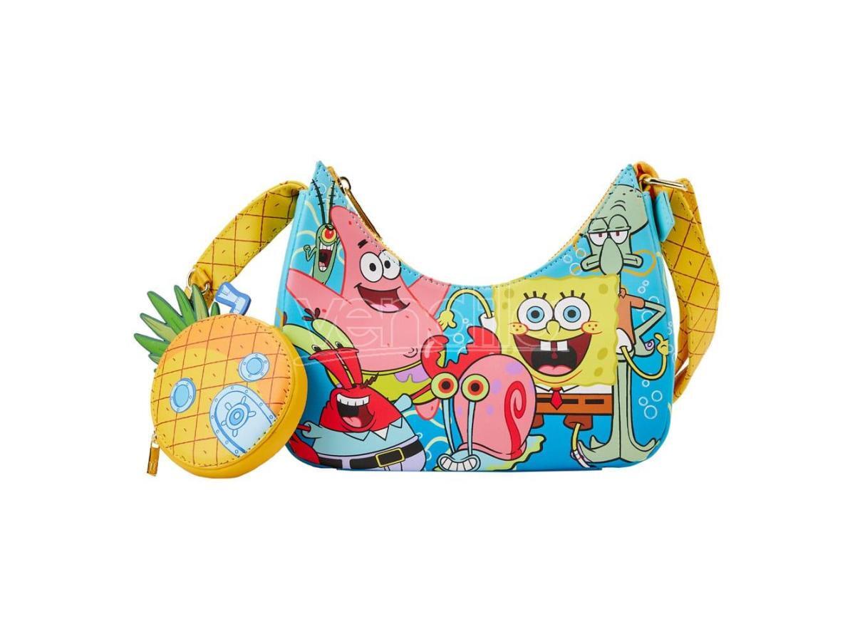 SpongeBob SquarePants By Loungefly Crossbody Group Shot Loungefly