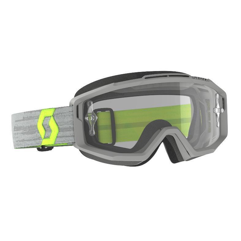 maschera split otg grigio lente clear works SCOTT Enduro
