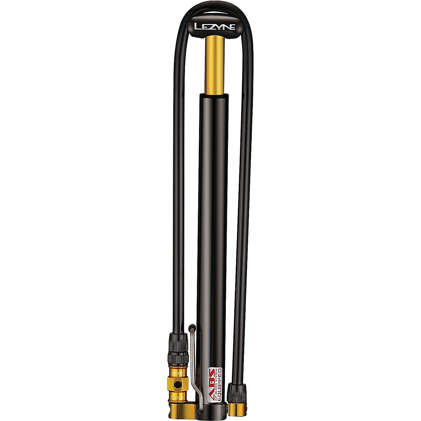 Lezyne mini cnc micro floor drive hp nero Bici