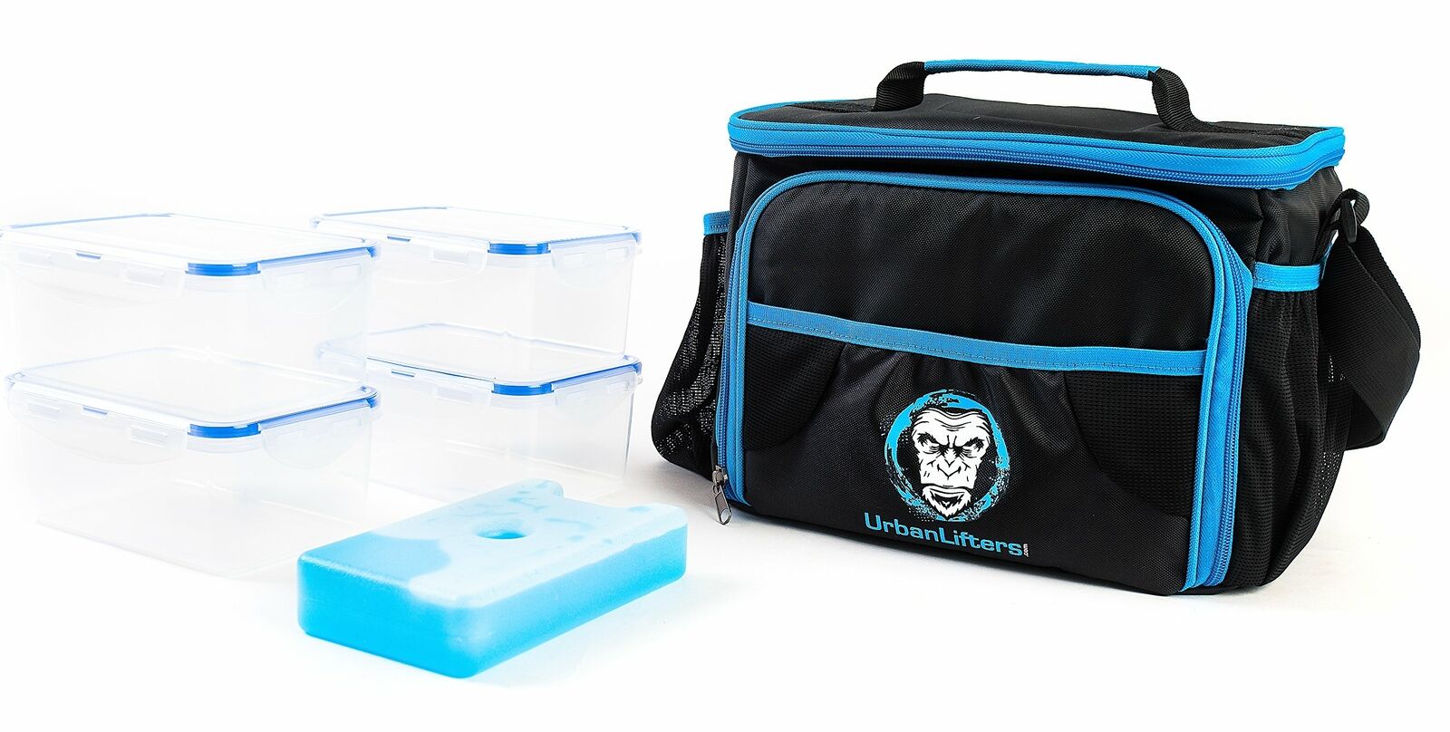 Urban Lifters pasto Prep borsa con 4 contenitori e borsa del ghiaccio (t2A)