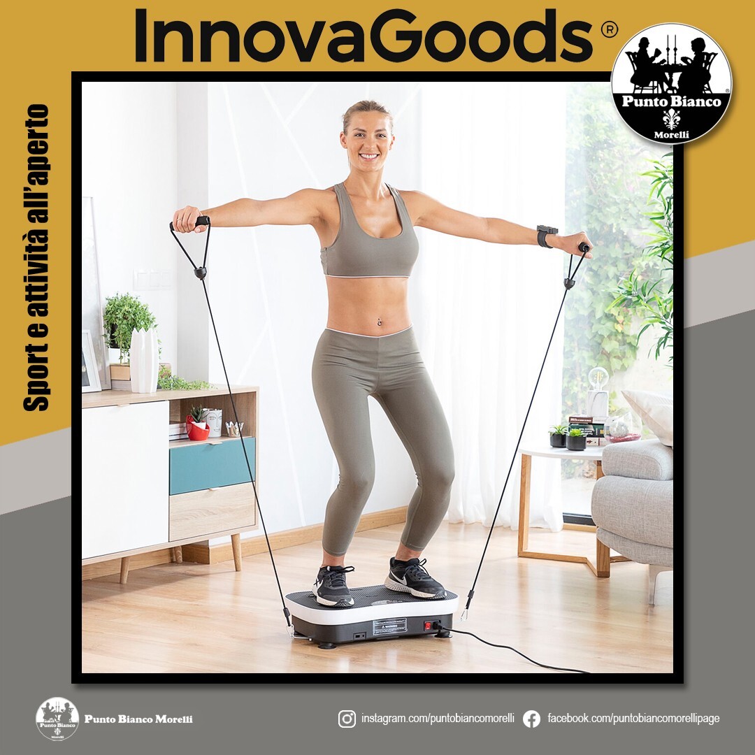 Pedana vibrante con accessori attrezzi per addominali da palestra e casa