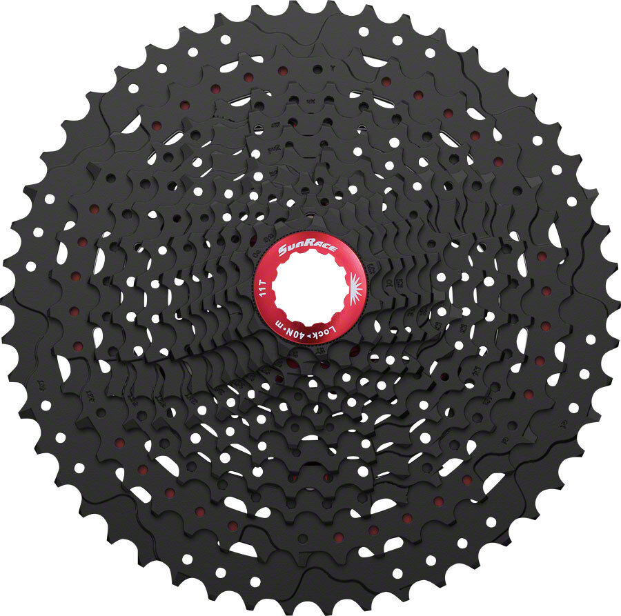 Sunrace CS-MZ90 12-Speed Ampio Range Acciaio/Lega Mountain Cassetta Nero 11-50T