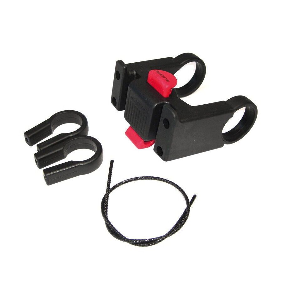 adattatore manubrio nero per diametri 22-26 e 31,8mm 2128054330 KLICKFIX viaggio