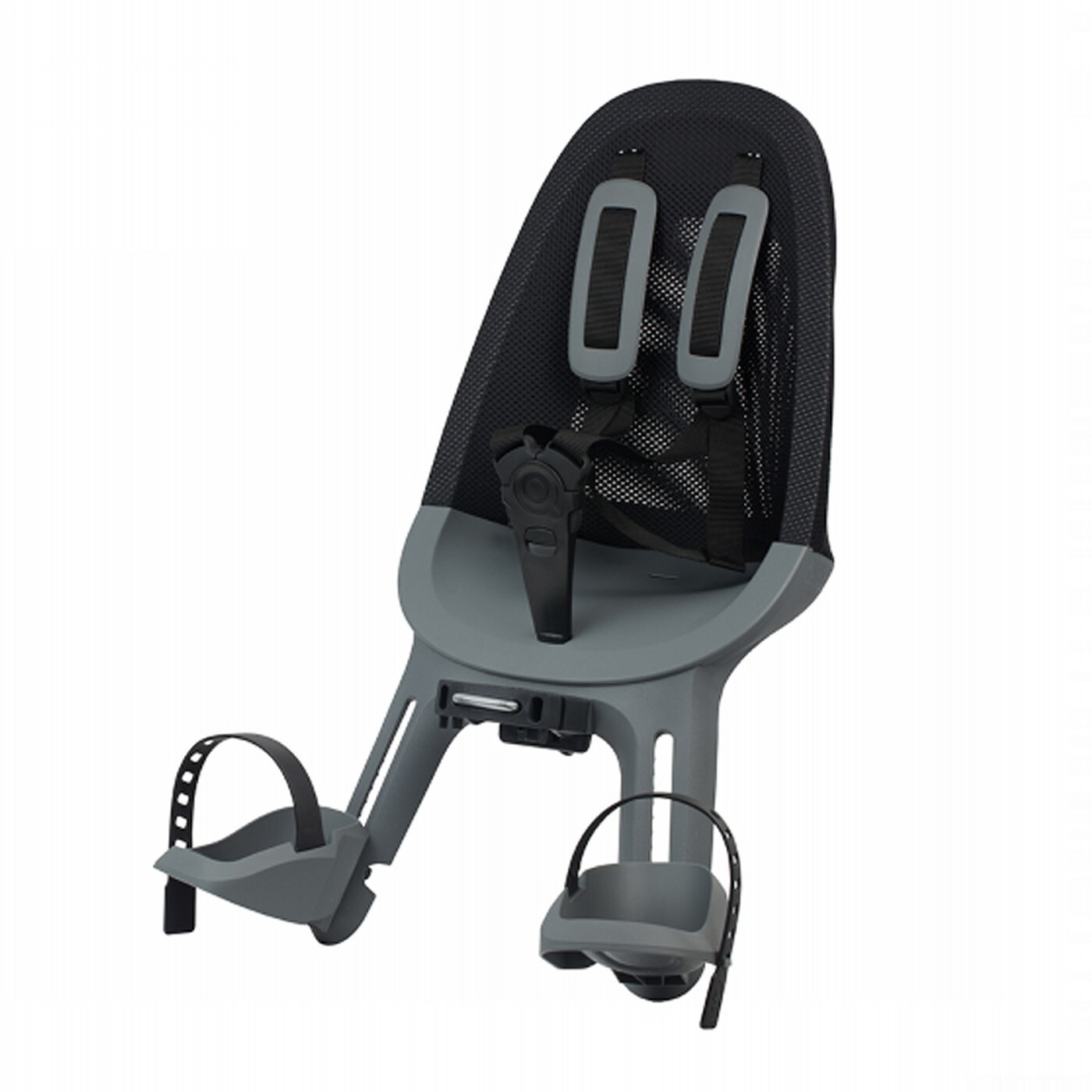 Seggiolino anteriore air front nero/silver Qibbel Bici