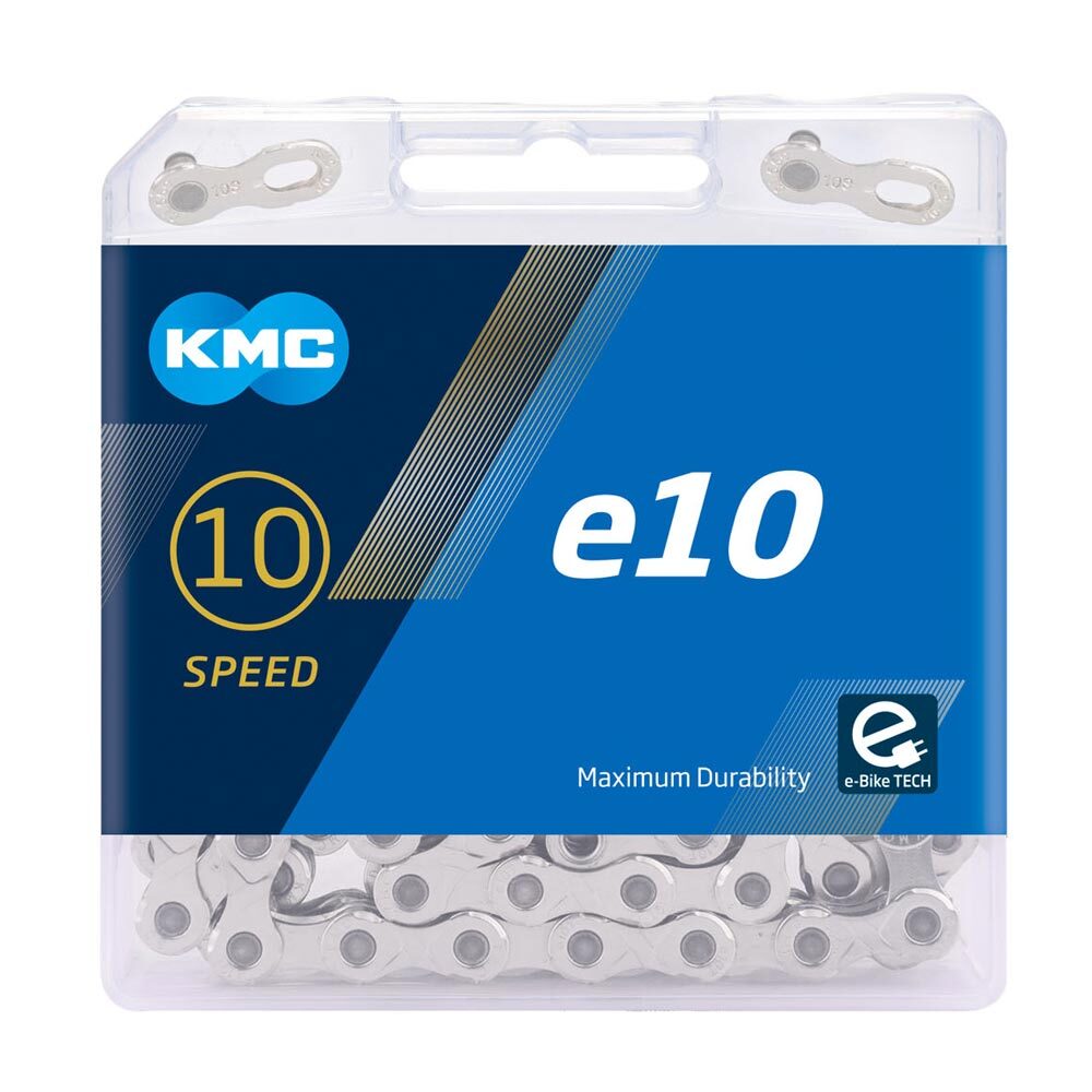 KMC E10 EBike Chain Silver 122L  cycle bike chain
