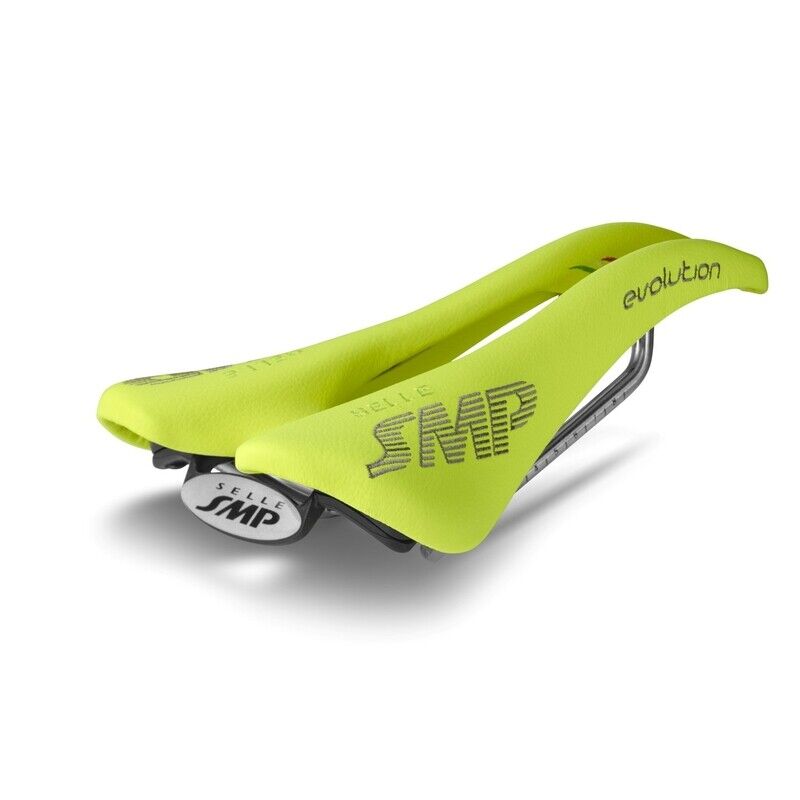 sella evolution carbonio 129 x 266mm giallo fluo CSS1240 Selle SMP corsa mtb