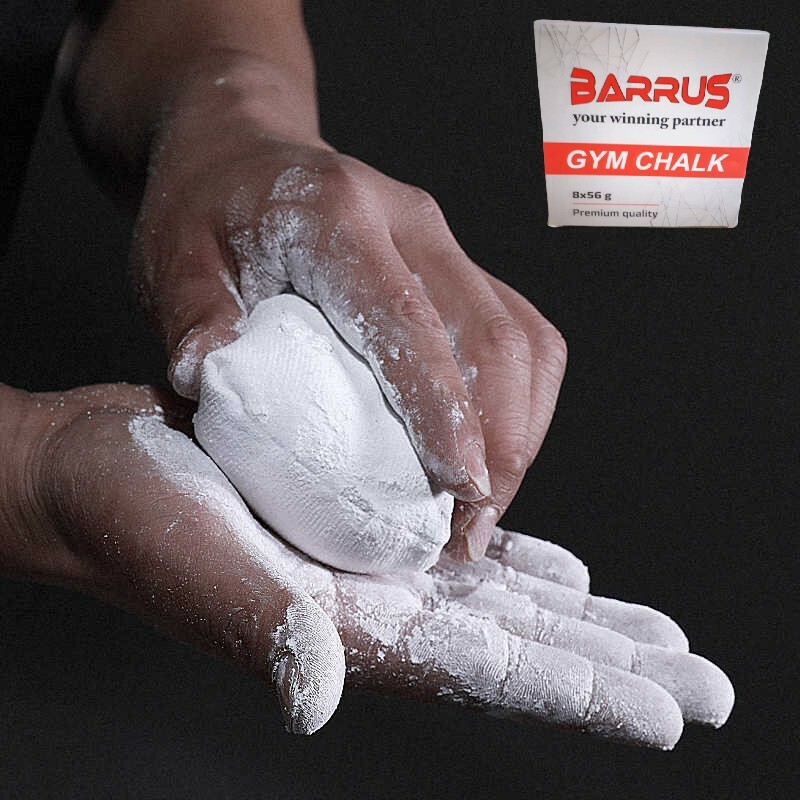 GESSO MAGNESIO CARBONATO 8X56 gr. GYM CHALK ANTISUDORE IGIENICO GINNASTICA BOXE