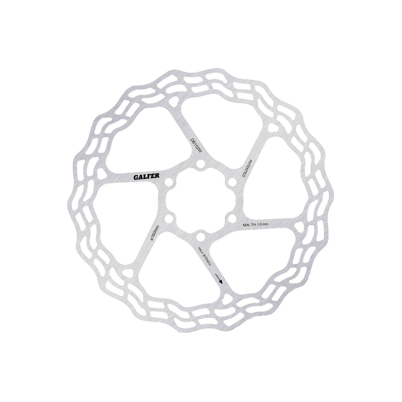 Disco Galfer Road Wave 6 Fori 140 x 1,8mm DB101W