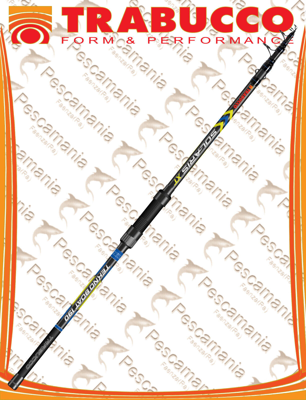Canna da barca Trabucco SOLARIS XT TEKNO BOAT mt 1.90 gr 120 bolentino