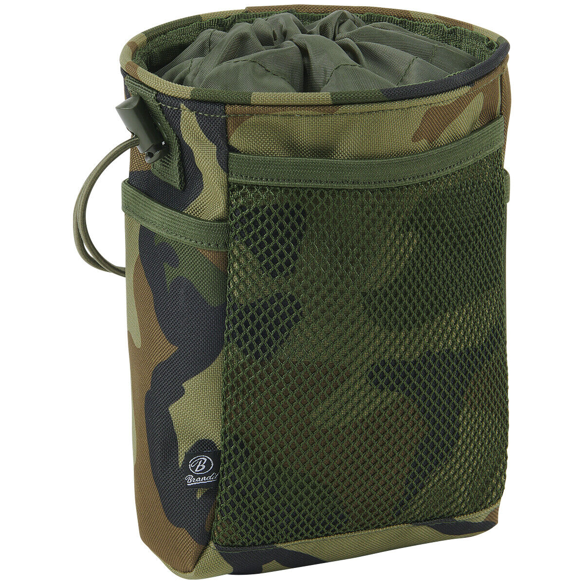 Brandit MOLLE Custodia Tactical Tasca PALS Organizzatore Maglia Woodland Camo