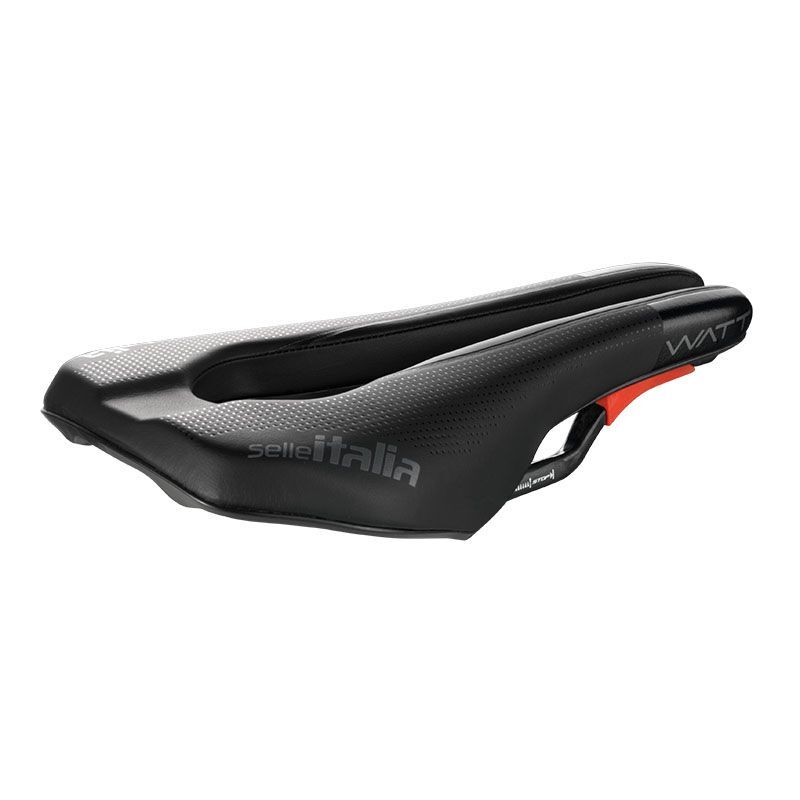 Selle Italia Sella WATT GEL SUPERFLOW KIT CARBON U3 Nero 133x255mm