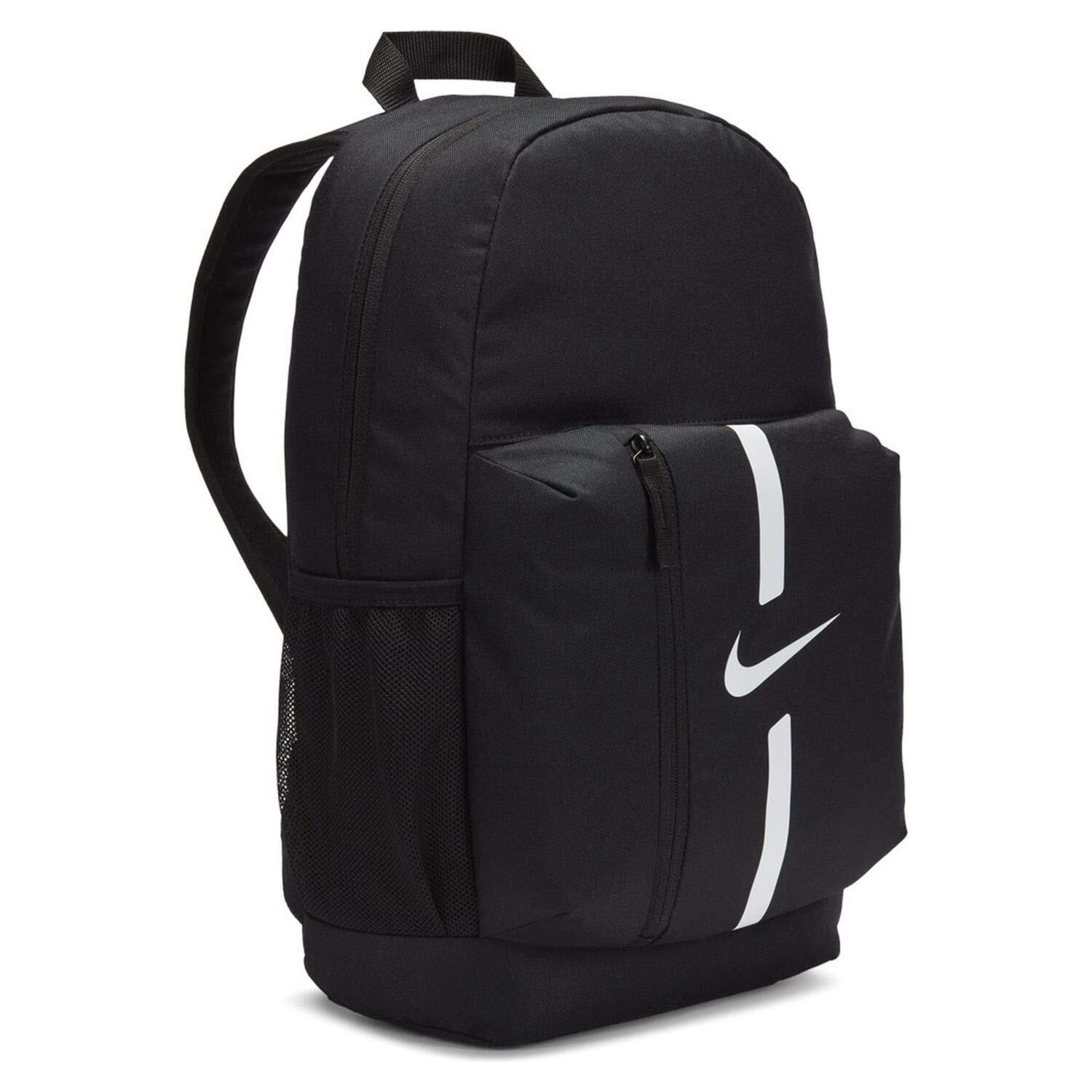 NIKE Unisex Academy Team Sports backpack (pack of 1) 22 Long Black/Black/White