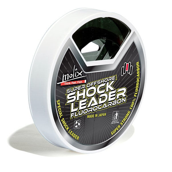 MONOFILO SUPER OFFSHORE SHOCK LEADER FLUOROCARBON 0,70 MM MOLIX 60 LB FILO JAPAN