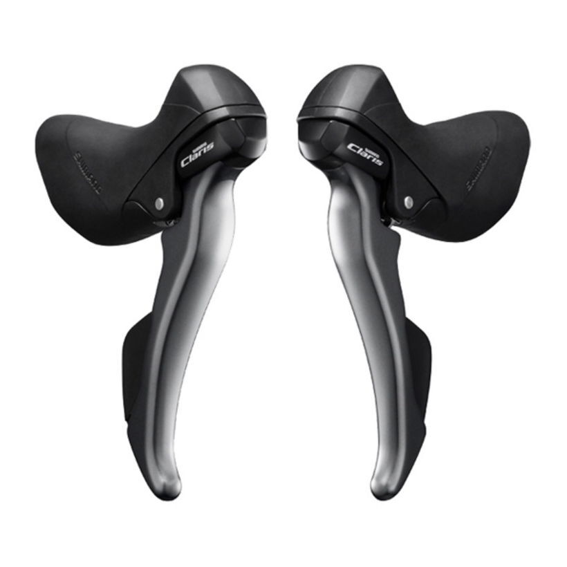 coppia comandi cambio / leva freno 2x8v claris r2000-l SHIMANO bici comandi camb