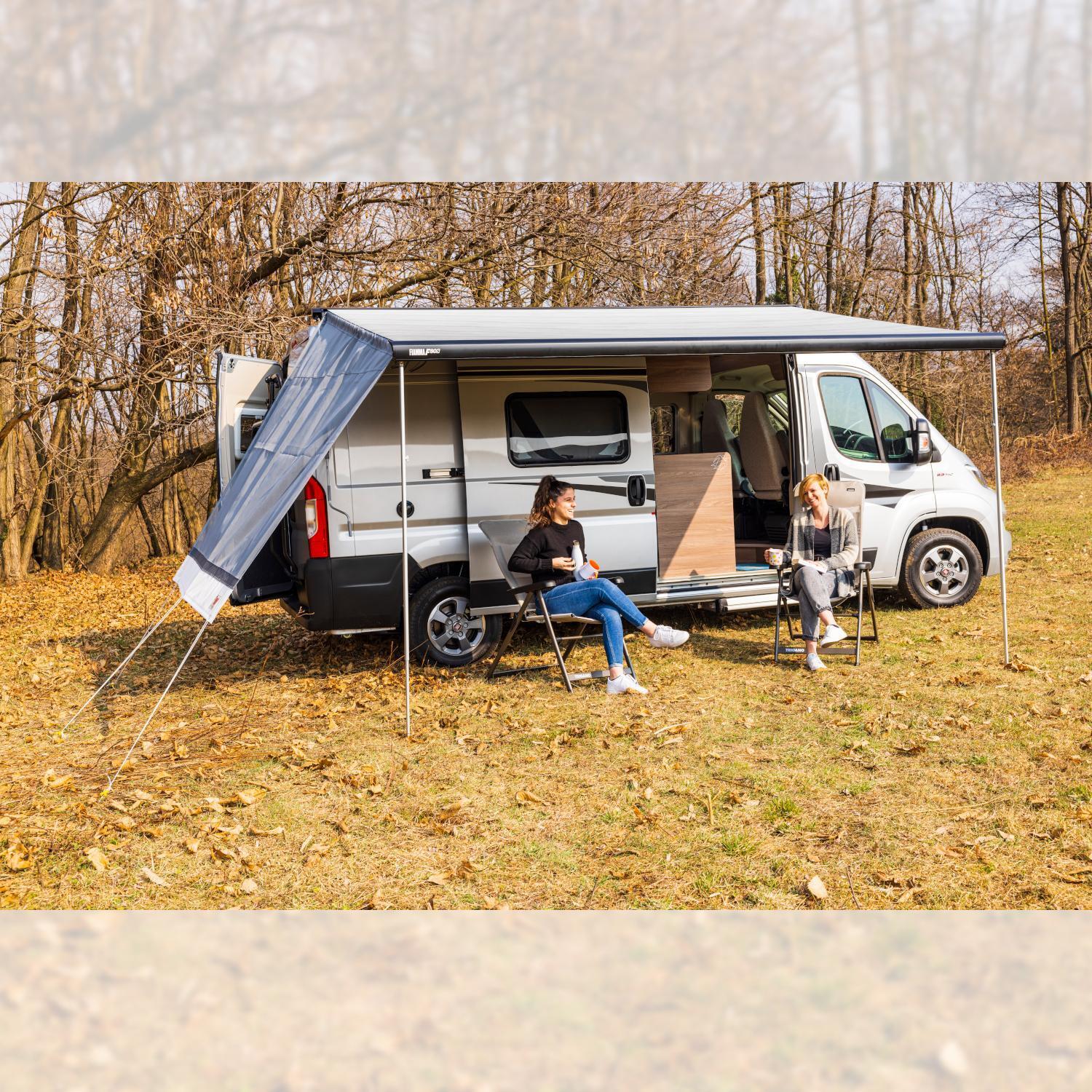 Fiamma Sun View Side Veranda Parasole Privacy Traforata Tendalino Camper da 3 m
