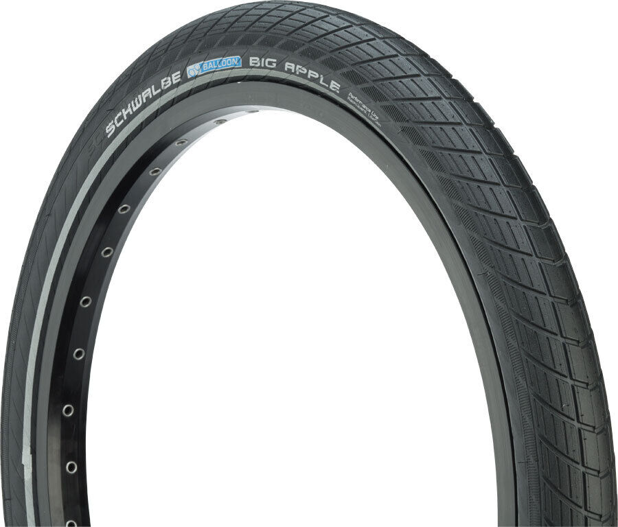 Schwalbe Grande Apple Pneumatici - 12x2 Filo Nero/Riflettente Active Sbc K-Guard