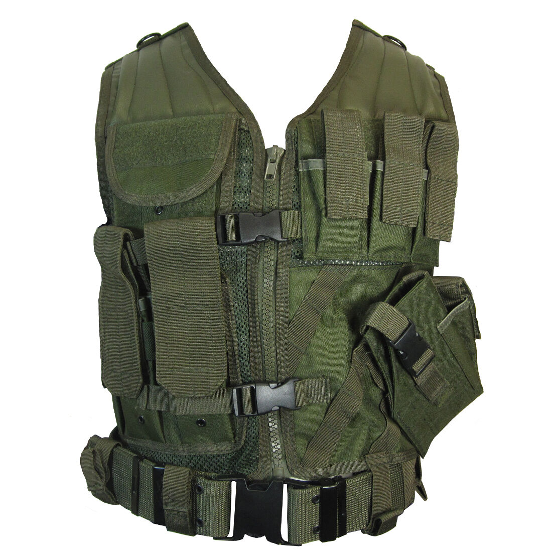 verde oliva USMC Tattico Gilet Combat ASSALTO AIRSOFT ESERCITO molle attacco