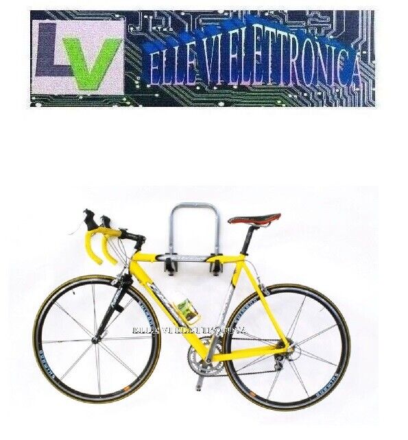 16-41 PERUZZO Porta Bici Da Parete Muro MARTE Per 3 Bici Universale Richiudibile