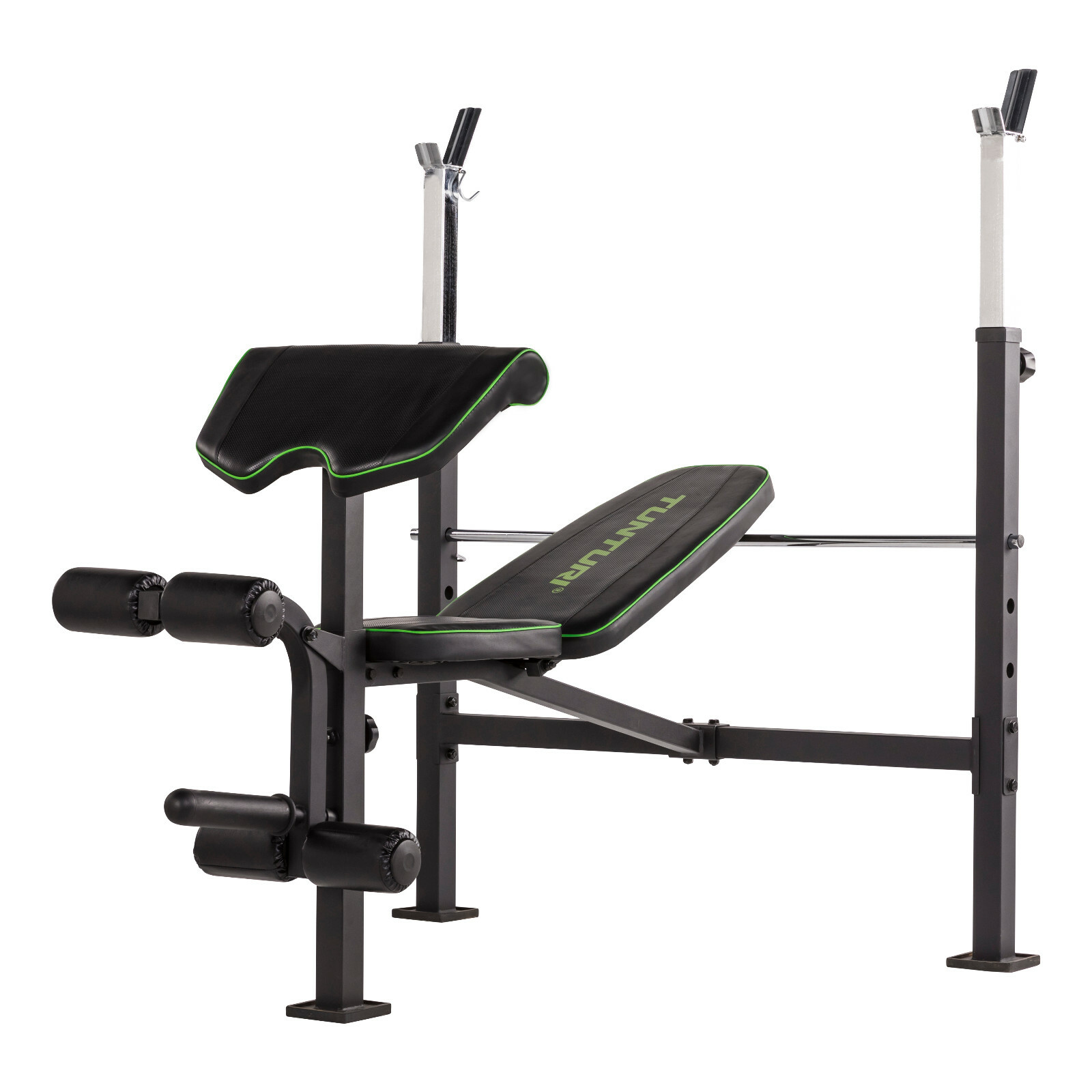PANCA CON PORTABILANCIERE TUNTURI WB60 HOME GYM FITNESS