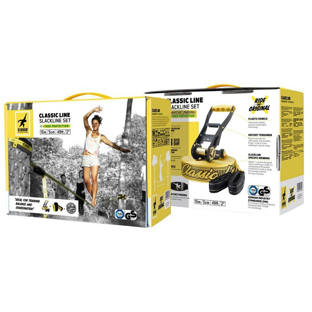 Gibbon Classic Line Slackline Set + Protezione Albero