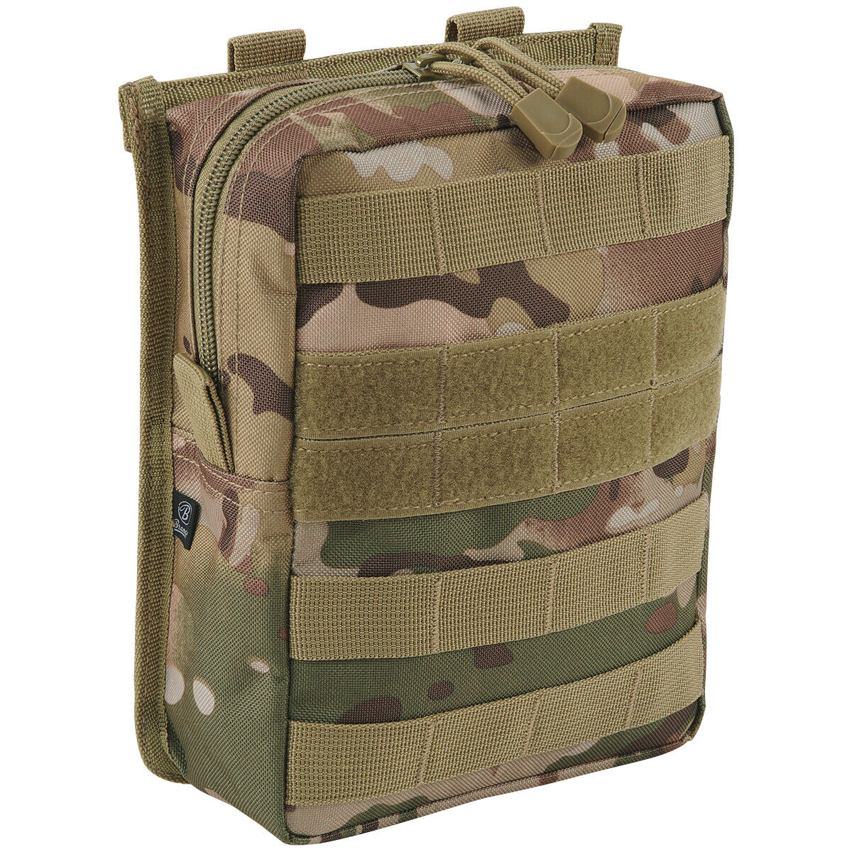 Brandit MOLLE Custodia Cross Cerniera PALS Organizzatore Tasca Woodland Camo