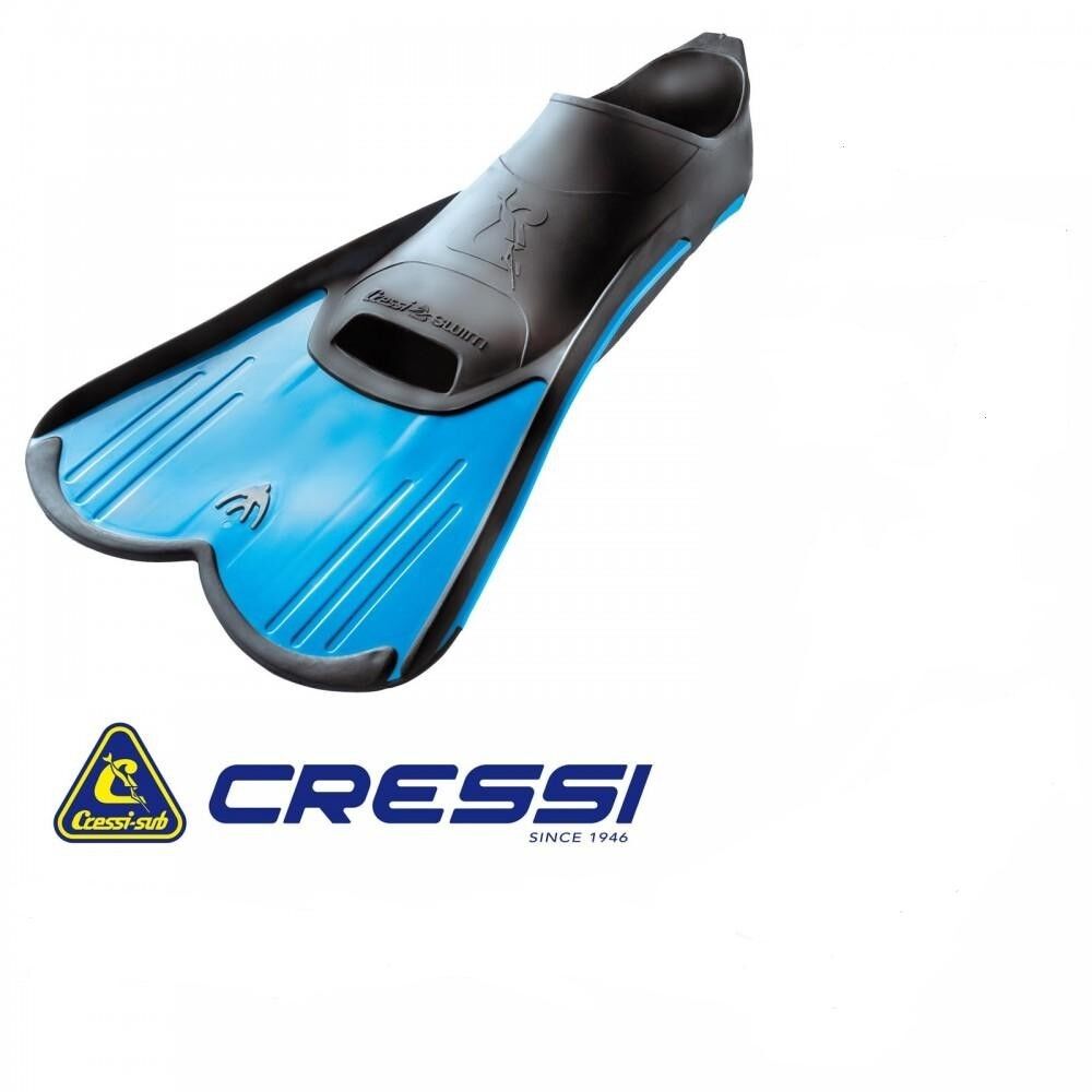 PINNE CORTE PISCINA CRESSI SUB LIGHT N.37/38 BLU SNORKELING