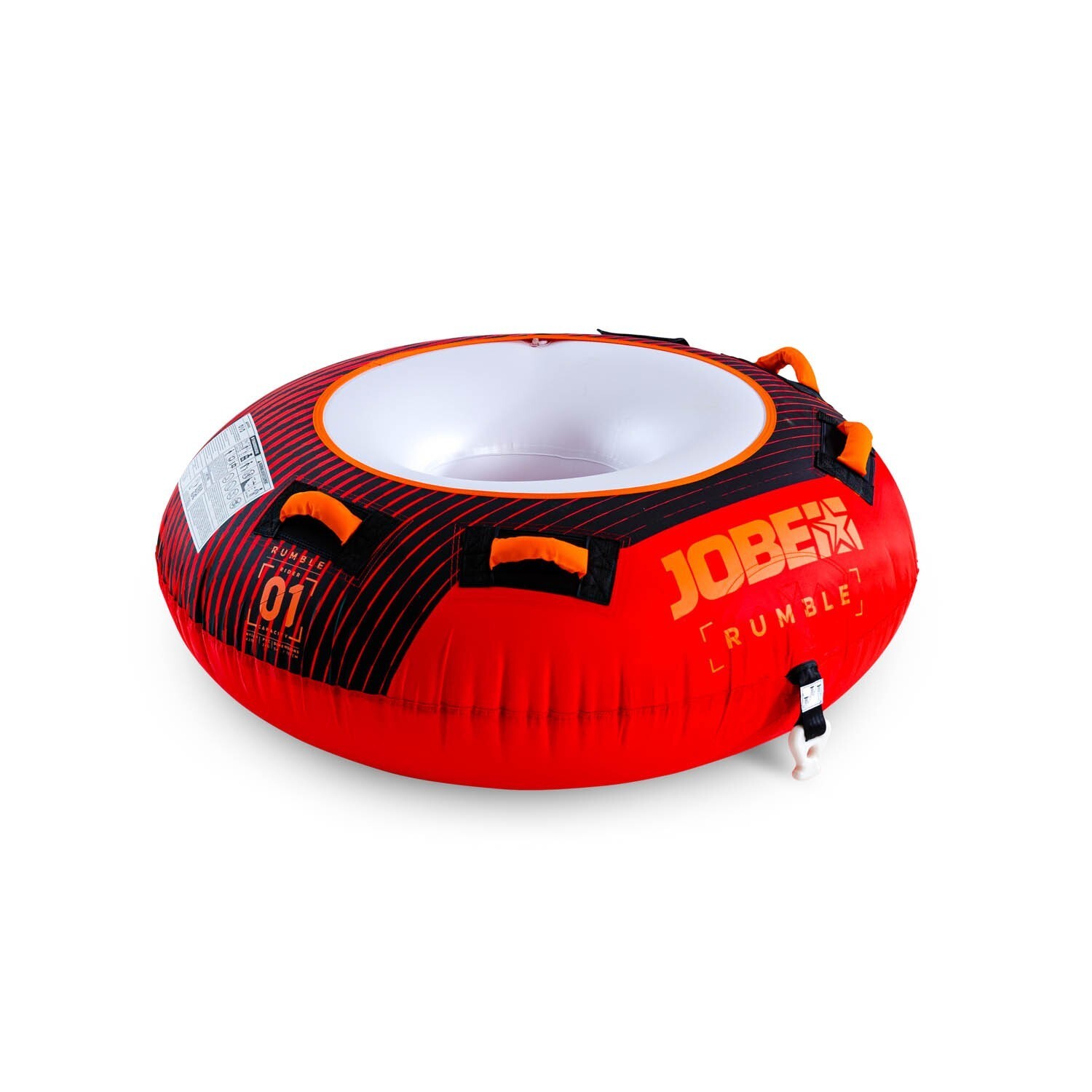 JOBE RUMBLE RED ciambella gonfiabile trainabile 1 posto