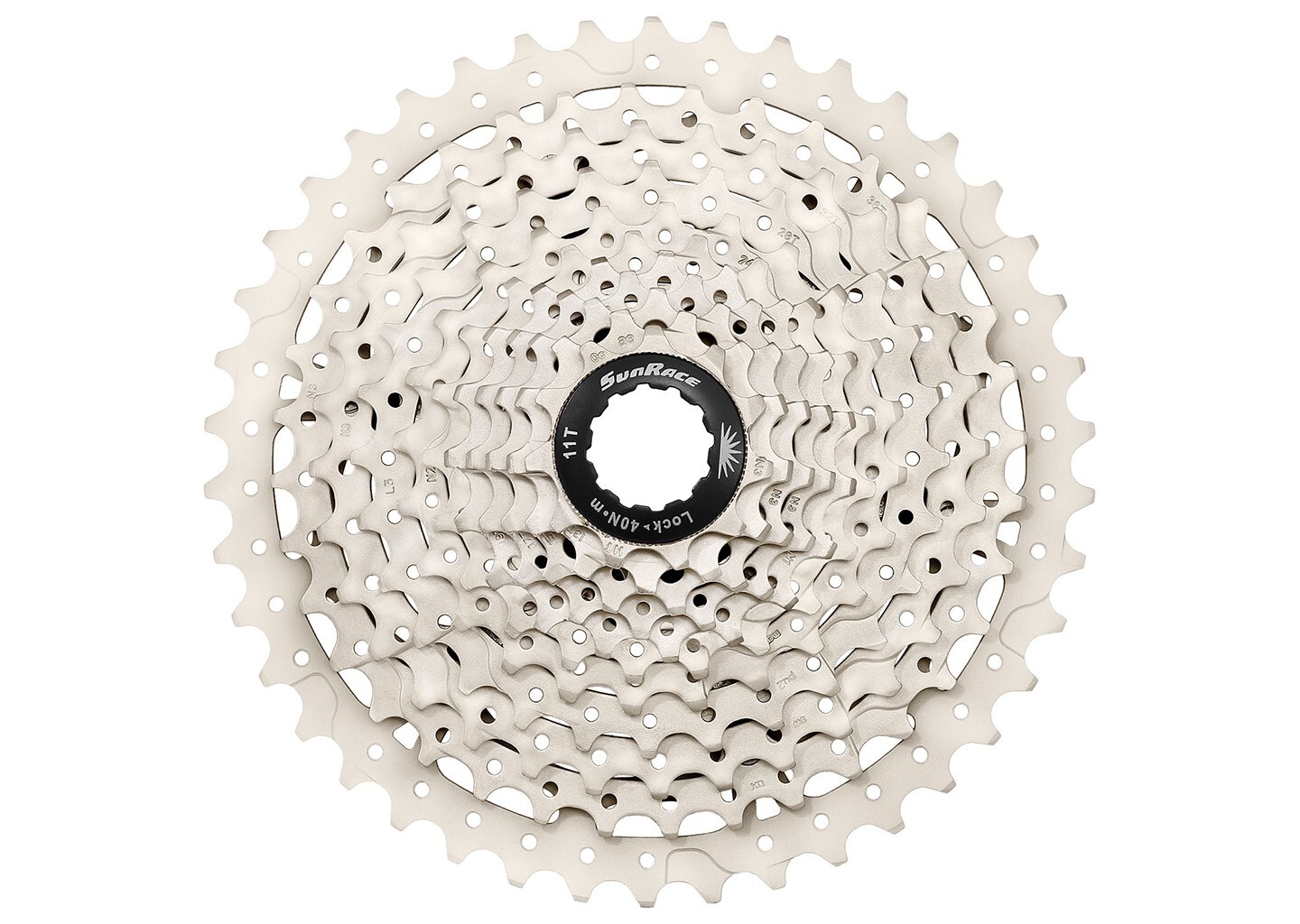 Pacco pignoni SunRace CSMS8 EAZ 11velocità  Fluid Drive Plus 11-46 Silver