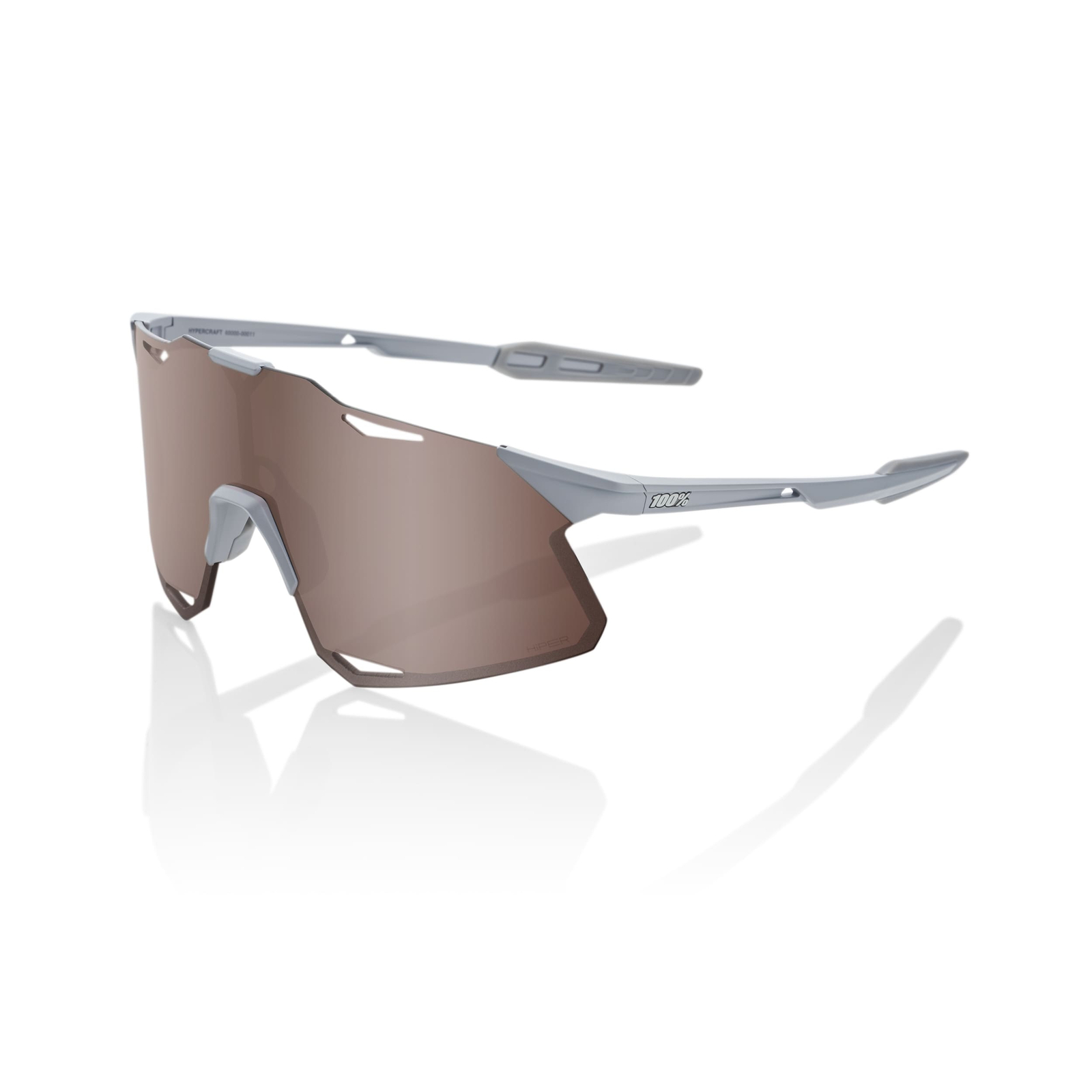 Occhiali 100%  HYPERCRAFT Matte Grey,HiPER Silver