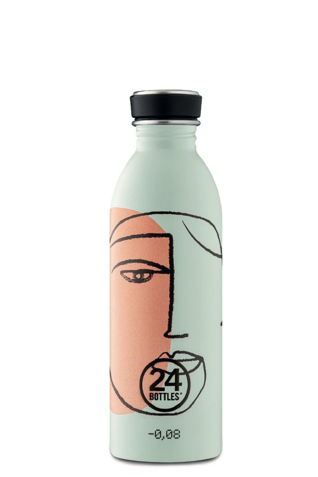 24 BOTTLES BORRACCIA URBAN BOTTLE 1000 ML BLUE CALYPSO 1 LT