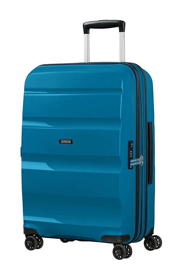 American Tourister Bon Air Dlx Spinner 66 Blu - Valigie Trolley Medio