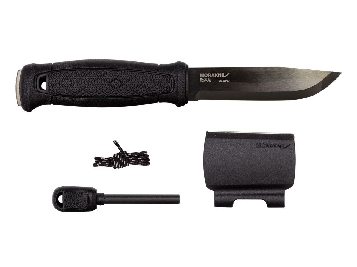 Morakniv Garberg Multi Mout + survival kit lama nera outdoor campeggio