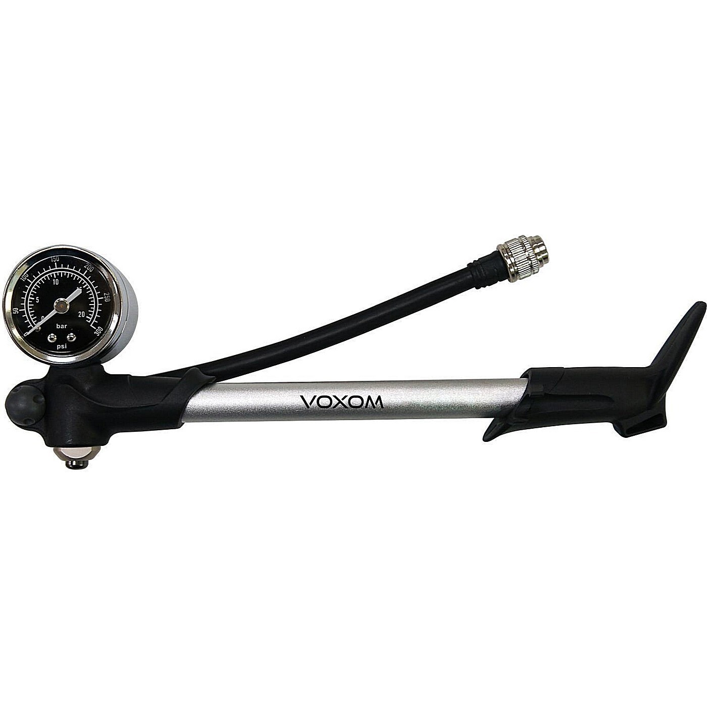 Pompa per forcella e ammortizzatore voxom pu7 300psi nera Bici