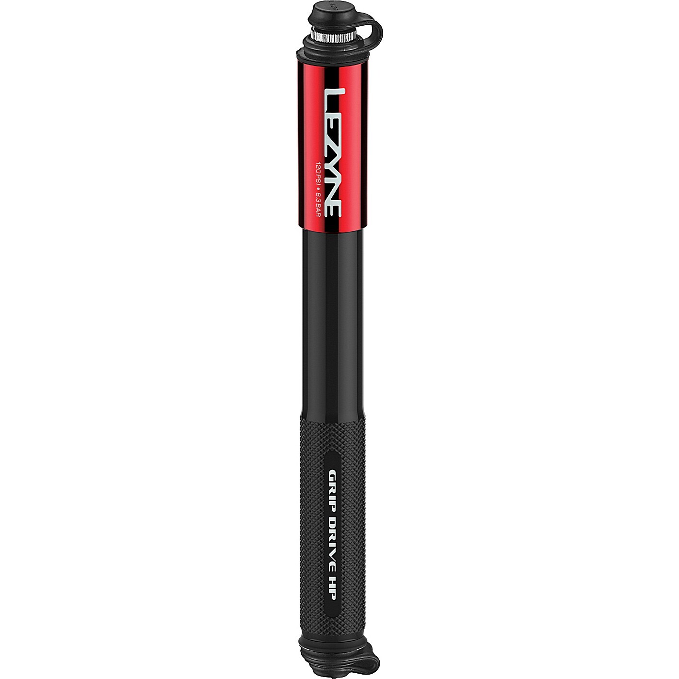 Lezyne pompa a mano grip drive hp media rosso Bici
