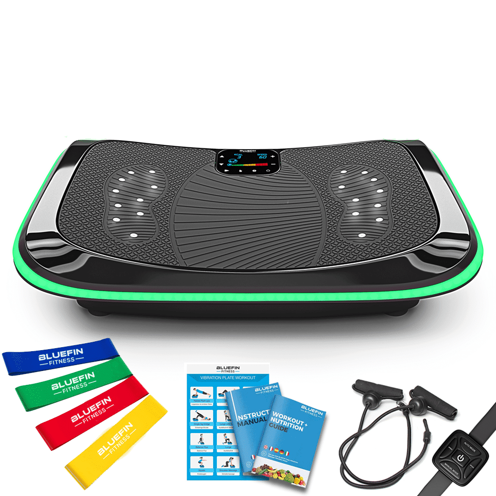 Bluefin Fitness Pedana Vibrante e Oscillante con Motore 4D