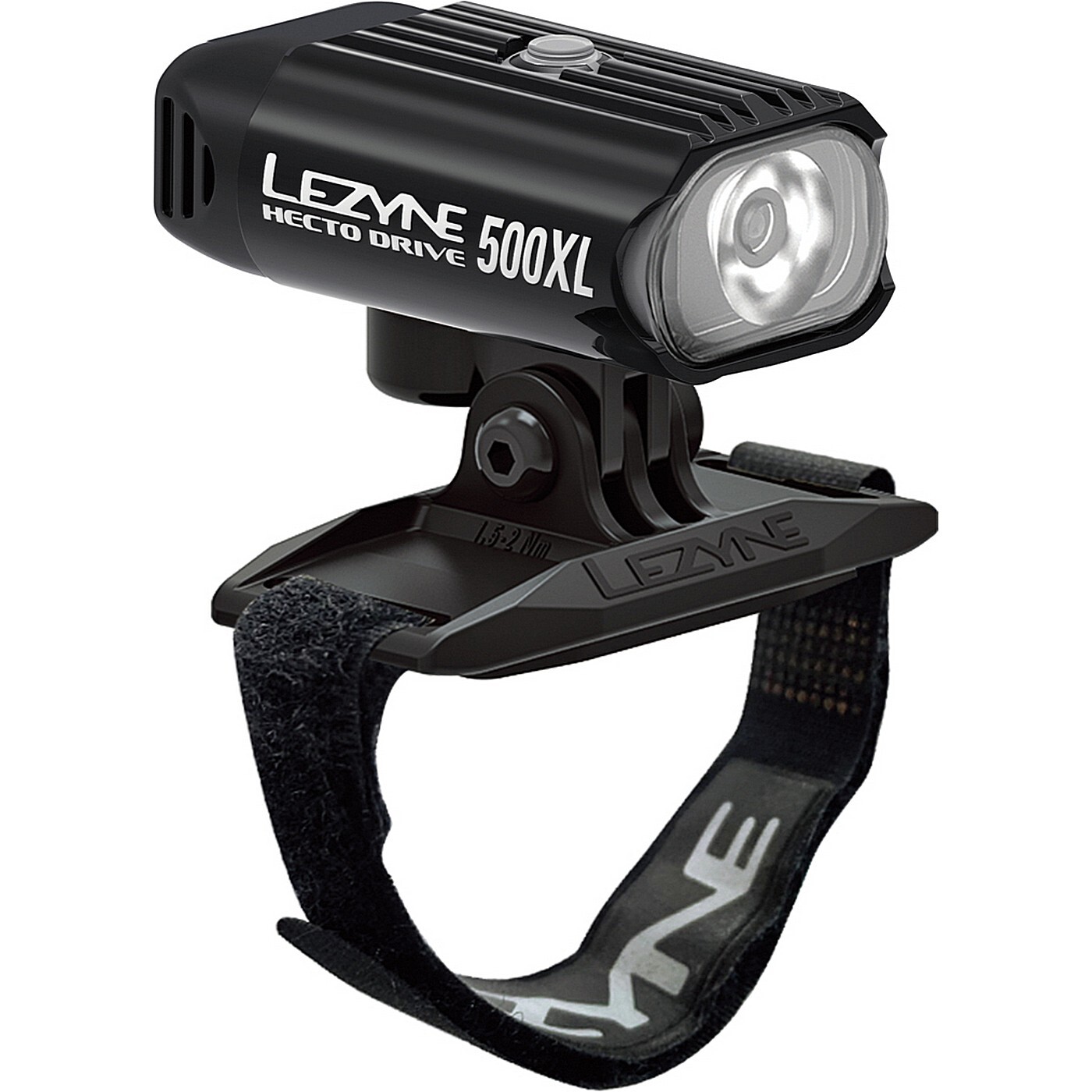 Casco lezyne hecto drive 500 xl nero-bianco lucido light y15 Bici