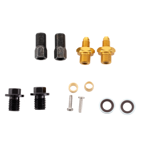 Kit terminali freno idraulico Jagwire per Shimano R9120 R8120 Hyflow Quick Fit