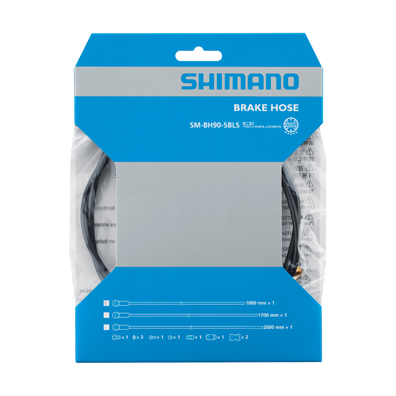 Shimano Tubo Olio Freno a disco BH90 SBLS 1700mm black