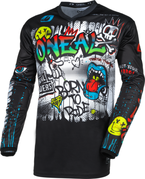 Maglia O'Neal Element Rancid colore Black-White size L