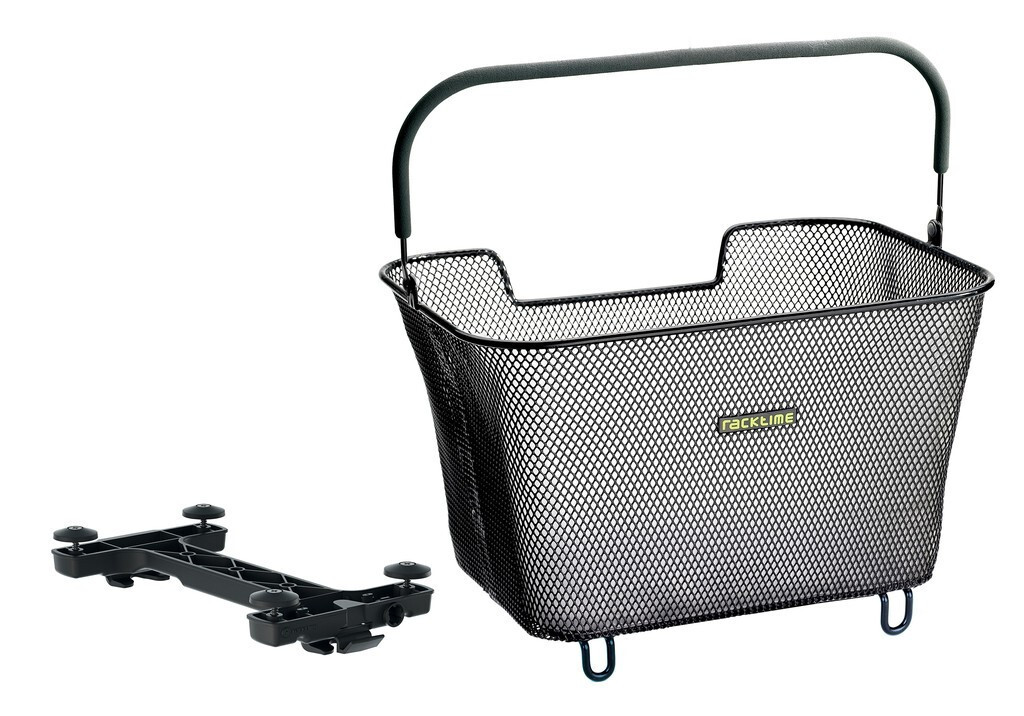 Cestino sistema Racktime Baskit large 2.0, 43x31x29cm, nero, 23ltr, Snapit 2.0