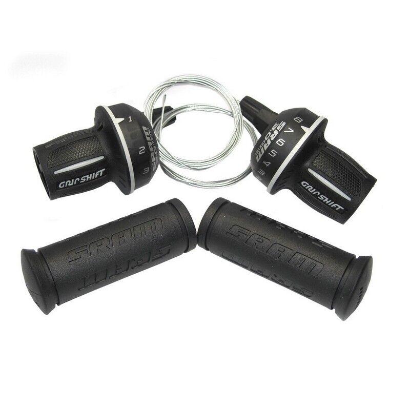 coppia comandi cambio rotante grip shift 3.0 3x8v SRAM bici comandi cambio
