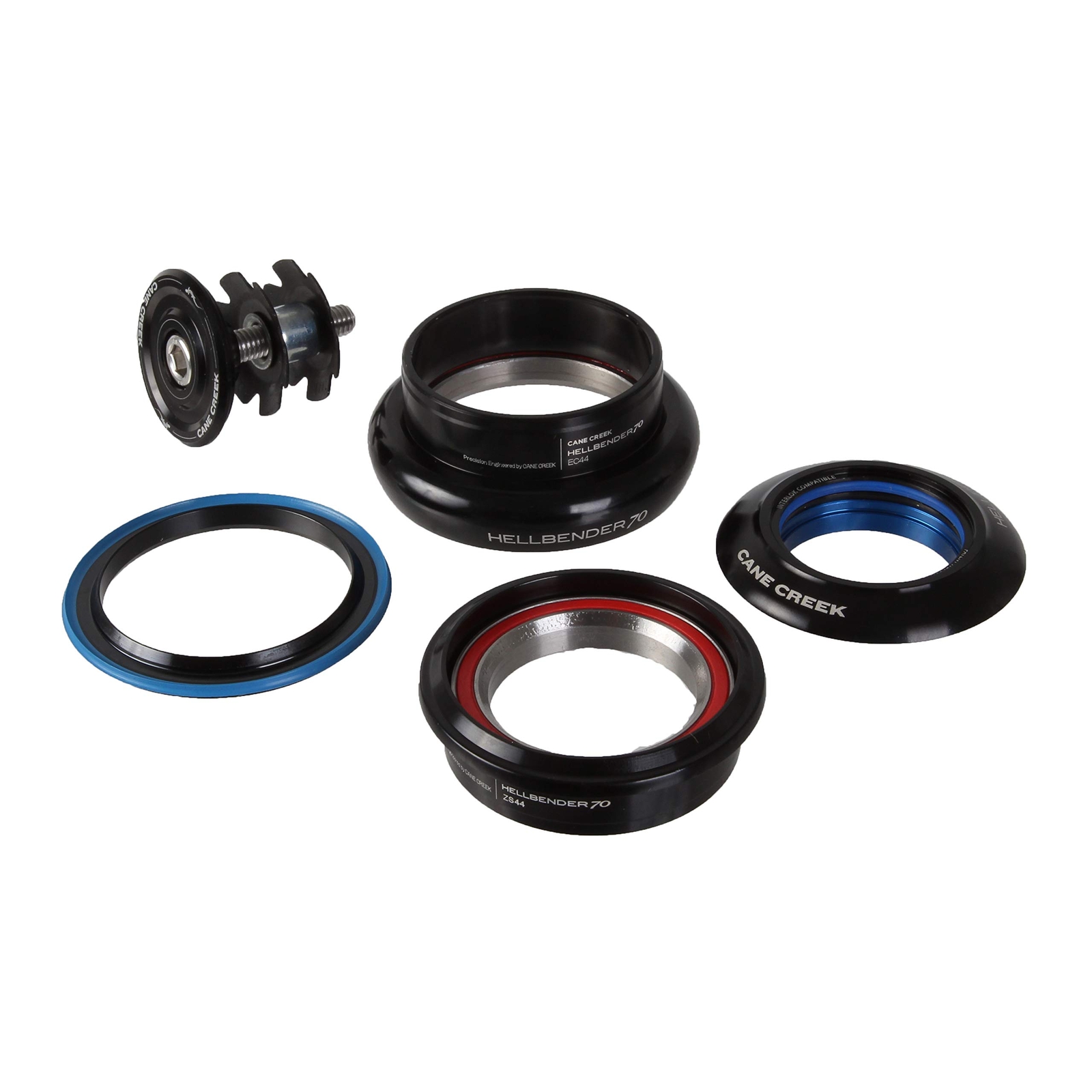 Cane Creek Hellbender 70 Headset ZS44/28.6 EC44/40, Black