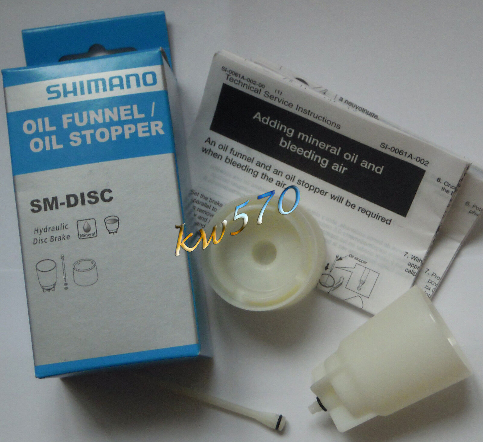 Shimano - Kit spurgo/bleed kit orig. Shimano SM-DISC/Funnel x M575/M785/M985 b