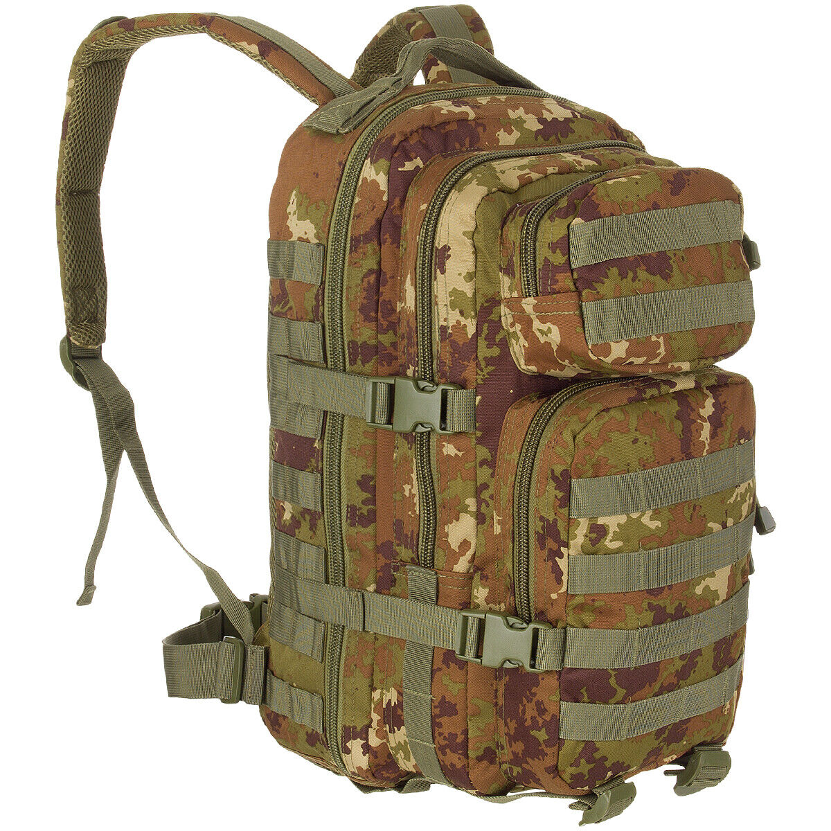 Molle Assalto Day Pack Militare Patrol Cadet Zaino 20L Vegetato Woodland Camo