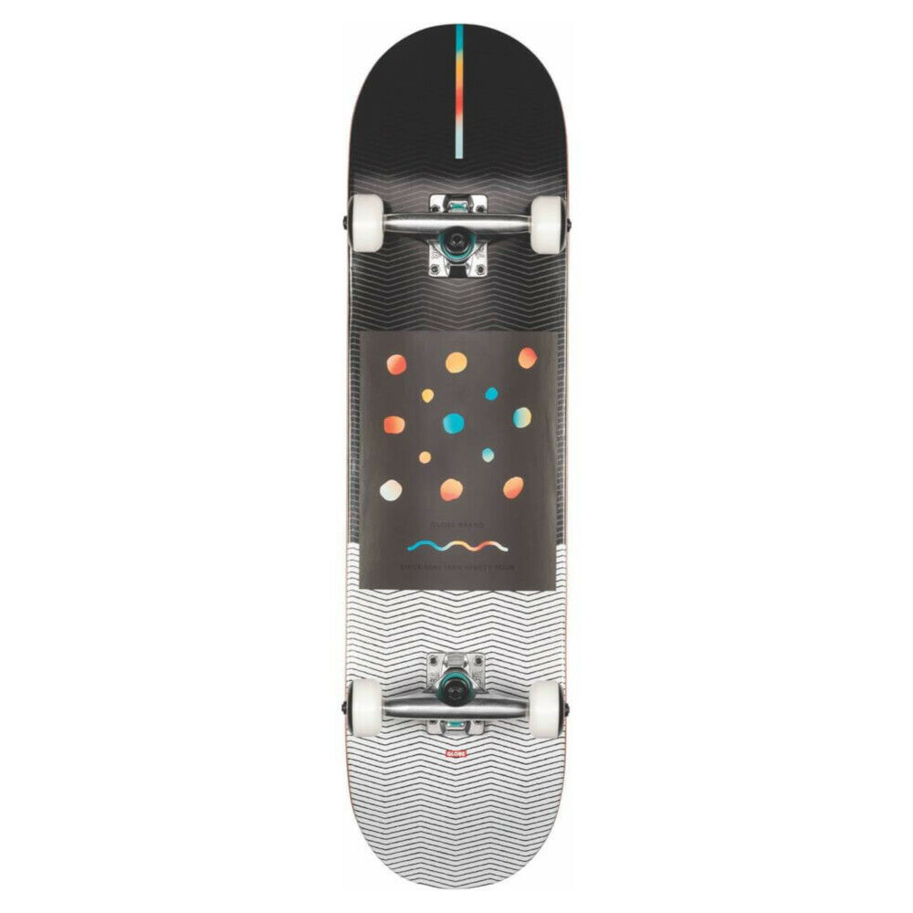 Skate Completo Globe G1 Nine Dot Four Black White 8.0'' - Skateboards Pro