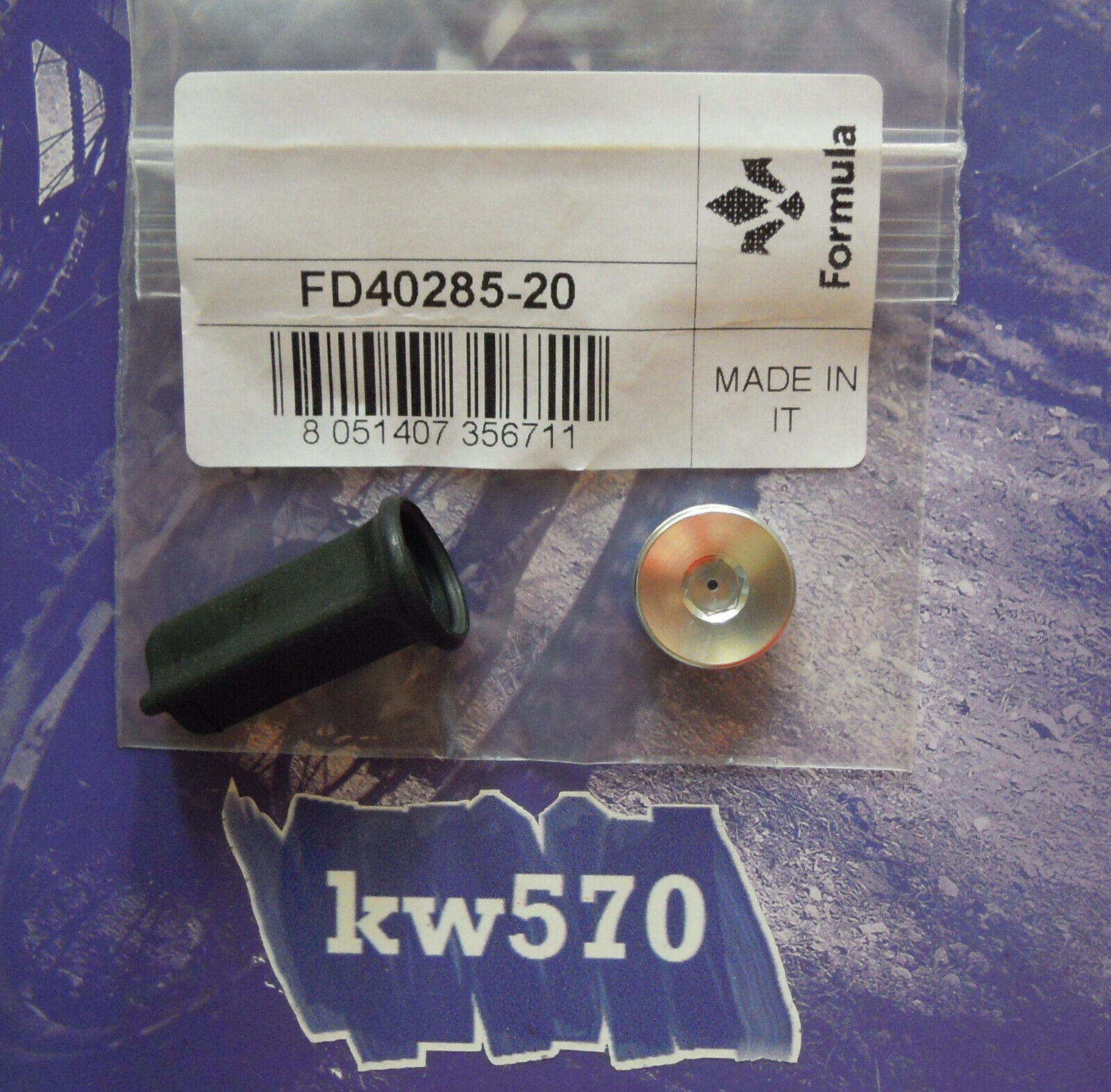Formula - Membrana pompante + tappo alluminio CURA/CURA4/CURA 4 FD40285-20 - NEW