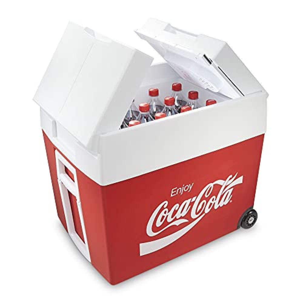 Coca-Cola MT48W Frigorifero Portatile Elettrico, 48 l, Scatola frigo, Mini Frigo